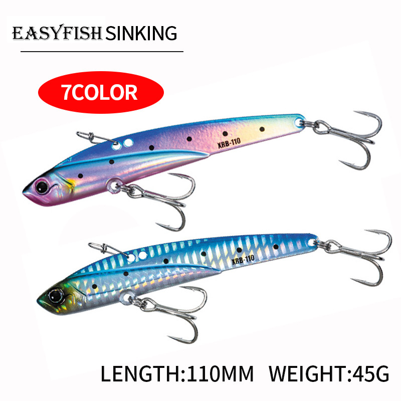 Nova isca de pesca vib 110mm 4 - Fishing Lure Spoon avaliação e preço