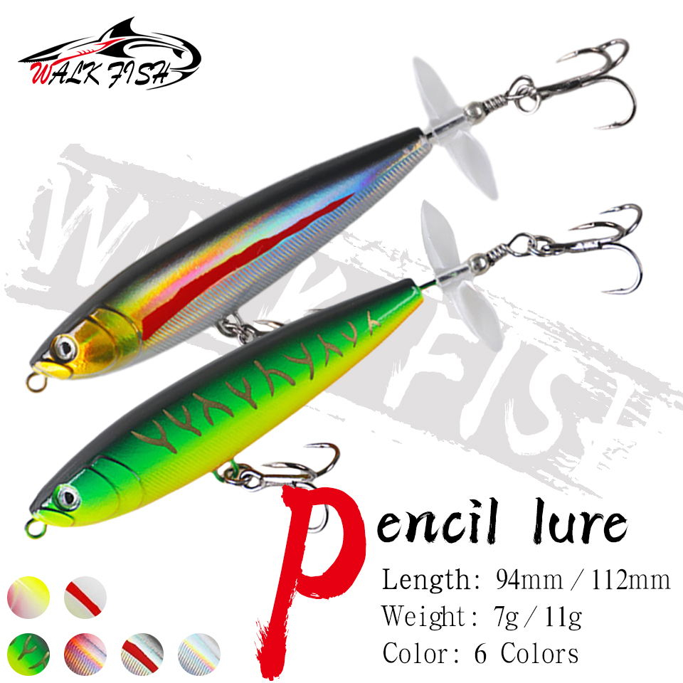 WALK FISH 7g/11g Isca Pencil p - Fishing Lure Buzzbait avaliação e preço