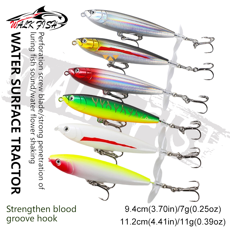 WALK FISH 7g/11g Isca Pencil p - Fishing Lure Buzzbait avaliação e preço